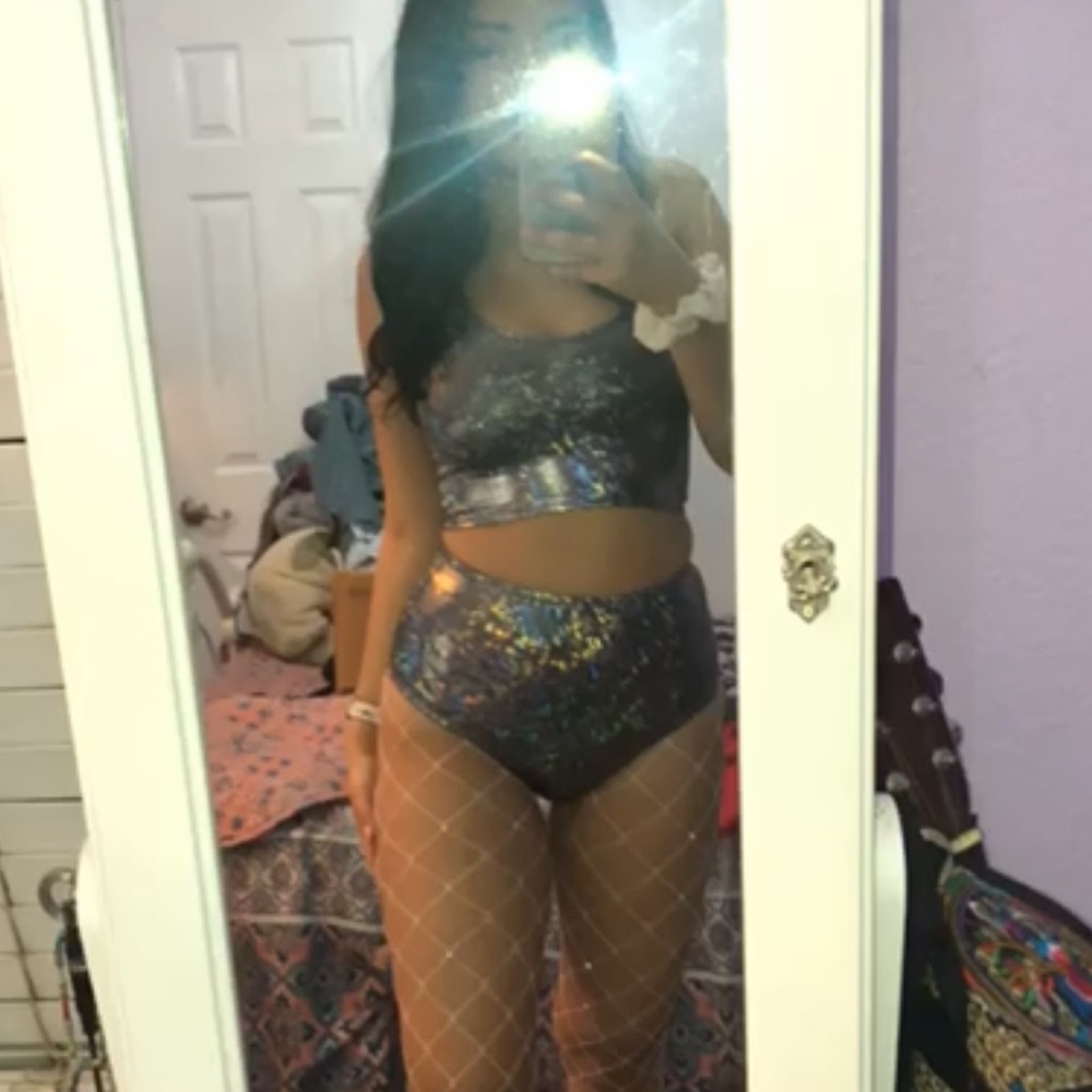 Rave / festival 2 piece set - Picture 2 of 5